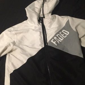 Faded windbreaker